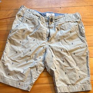 Peek Tan Anchor Print Shorts